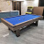 迪恪赛威 八尺台球桌家用斯诺克桌球台标准型商用多功能三合一台球乒乓餐桌
