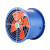 福霸SF轴流风机220v强力管道式厨房专用工业通风机低噪声380V 5-2高速/380V管道式