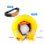 劲感 便携式救生腰带 自动充气式救生衣 钓鱼成人大浮力救生圈 橙色自动