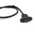 益德胜 HDMI延长线 1.4版hdmi公对母延长线带耳朵 4K高清线 配送螺丝可固定耳朵面板线 0.3米