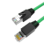 力特（Z-TEK) 工业万兆屏蔽网线 工业级成品网线Profinet通讯PLC高柔网线 EtherCat通讯总线40米GR6A400