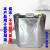 定制扁桶壶白铁水桶镀锌板铁桶厨房盛装储热加厚大小号食用 乳白色 小号