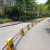 水泥防撞墩 交通市政工程高速公路路障施工隔离防护墩 黑黄红白管 42mm直径连接杆2米长/条