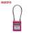 BOZZYS BD-G48 KA 工程缆绳安全挂锁150*3.2MM 不锈钢缆绳 紫色通开型