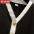 俞兆林（YUZHAOLIN）黑白拼接短袖衬衫女夏季新款胖mm设计感宽松休闲雪纺衫小香风衬衣 白色 M 建议80-100斤