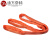 迪万奈特 柔性环形吊带多规格大吨位工业起重吊带高强度柔性涤纶吊装带 6T*10M红色 