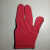 【】台球手套 球房台球公用手套台球三指手套可定制logo 普通款红色