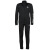 阿迪达斯（Adidas）德国时尚男装运动套装长袖拉链开衫上衣长裤两件套百搭 黑色 S