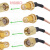 SMA转IPEX转接线SMA公头SMA母头转IPX连接线一1代天线延长线RG178 SMA母-内针 转 IPX 0.1m