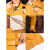牛皮电焊工作服焊工防烫皮衣耐高温电焊防护服防阻燃隔热焊接皮裤 T棕色单层全皮裤子 L