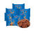 趣多多王子曲奇饼干85g袋装星酥性卡夫达能儿童休闲零食 巧克力味85克 *4包