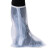 冰禹 PVC防水鞋套 加厚底耐磨防雨鞋套便携式非一次性雨具雨靴套 磨砂白3XL BYC-299
