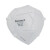 霍尼韦尔（Honeywell）N95口罩 NIOSH认证防飞沫灰尘雾霾头戴式无阀 环保装防护口罩 50只装