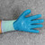 手套A688透气耐磨压纹防滑不臭半浸乳胶橡胶手套 男女挂胶防护手套 (6付装)紫色A688女士S码小号