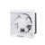 金羚 方形百叶排气扇 卫生间厨房强力工业排风换气8寸半金属带网APB20-4-30(HJ1)