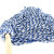 海斯迪克 HKxy-41 棉线拖把蓝白色(5把)传统老式墩布拖布 工厂吸水圆头木杆拖把