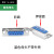 并口头 DB15头带壳 2排15针头 DB15头 镀金头 两排焊线COM焊接头 单蓝色母头不带外壳