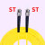 光纤跳线SC转LC-FC-ST单模单芯尾纤延长线双芯2芯光钎线3米5米8/1 ST-ST单模单芯电信级 1m