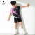美极酷（meijiku） 羽毛球服儿童女童男童青少年速干网球衣服训练服夏短裤运动套装 M2002+M11白裤（男童女童一样） XXS