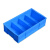 德梵帝 长方形塑料盒子分格箱零件收纳盒  四格箱 外/350*200*87