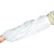 易美丽诺 LC0136 一次性袖套护袖 加厚PE塑料袖套 防水防油袖套 (100只)  白色