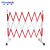 稳斯坦 WST185 伸缩护栏 安全围栏 玻璃钢围栏 电力施工隔离栏 可移动绝缘伸缩围栏 (红白色片状)