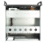 4u工控机箱高端铝面板带LED温控屏atx主板机架式工作站服务器主机 黑色 官方标配
