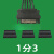 SATA电源线1分5硬盘供电线公大4D转接母口一拖6 8 10 12扩展 1分3口(SATA)