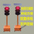 定制适用移动红绿灯任信号灯十字路口施工指示灯驾校LED交通警示灯 200-4-30W