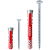 宜家博阿克塞安装专用膨胀螺丝 膨胀管空心墙加气泡沫砖适用 Duopower6X30配盘头钉【1支】