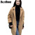百丽驼美士（BALITOMMS）双面羊绒大衣2023韩版外搭气质茧型西装毛呢外套 驼色 S
