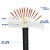 高柔拖链软电线电缆TRVV8 10 12 14芯耐油耐折耐寒信号控制电源线 TRVV12芯0.75平方 (1米价格)