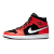 耐克（NIKE） 【清货】N耐克 Air Jordan 1 AJ1  脏粉翻毛皮做旧篮球鞋 554724-061 黑红41 43