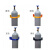 婕茵桐气瓶固定架实验室气瓶固定支架ABS塑料钢瓶固定架40L院气瓶柜防倒 橙色普通款