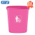 科力邦（Kelibang） 垃圾桶 大号塑料户外垃圾桶 工业商用环卫垃圾桶加厚 30L无盖 KB1032 玫红色