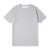 VIPOL品牌270g日系重磅白色落肩华夫格短袖T恤休闲圆领纯色男女情 白色 S