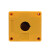 单/双孔黄色开关按钮盒接线防水盒孔经22mmBX1-22急停开关控制盒 四孔(BX4