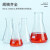 比克曼生物 锥形瓶玻璃三角烧瓶加厚高硼硅毫升广口化学三角瓶实验室 【直口/小口】100ml-1个
