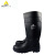 代尔塔(DELTAPLUS）301407 防酸碱PVC安全靴AMAZONE S5高帮雨靴防刺耐酸碱黑色劳保鞋 44