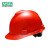 梅思安（MSA）V-Gard ABS标准型超爱戴帽衬 V型无孔安全帽施工建筑工地劳保男女防撞头盔 红色