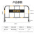 质尊 铁马护栏移动式围挡 临时施工围栏 市政道路施工护栏 公路隔离安全排队护栏 黑黄带牌36外管 定制款