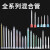 山顶松 AB胶混胶管 动态混合管 MC圆座胶嘴 喇叭口静态混合管卡口RM方型管 【喇叭口静态】MC/MS08-32