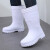 超轻泡沫雨靴卫生靴厨房耐油耐酸碱高筒靴子防滑水鞋 棉鞋-中筒801黑 (标准尺码) 37/38