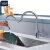 高仪（GROHE）防冷凝304不锈钢水槽 家用1MM手工槽 洗碗池水槽 厨房洗菜盆单槽 大单槽/C型抽拉龙头