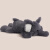 风溢洋（leqemao）正版抱抱安抚大象抱枕女生睡觉枕头可爱儿童床上小象毛绒玩具 深灰色 40cm