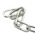 京棣工品 铁环链 起重链 304不锈钢链条 防盗护栏锚链 长环吊链 粗1.5mm长2米 