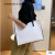 CHASENG＆KEITH官方店新品CK2022新款时尚女士公文包工作手提袋日式上班包包女气质简约批 白色