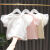 迪士尼甜美女童纯棉短袖T恤夏季宝宝网纱泡泡袖亮片樱2-12岁小孩子穿的 白色 130cm