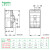 施耐德塑壳断路器3P EZD100E三相四线400A125A安160A630A空气开关 225A 3P
