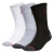 阿迪达斯 （adidas）男袜子3双装中筒圆领袜吸汗透气干爽舒适5720076 Steel Blue ONE Black Red White